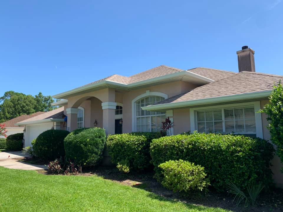 New Smyrna Beach, FL White Fascia and Soffit Installation