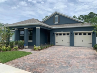 White Gutter Installation in New Smyrna Beach, FL